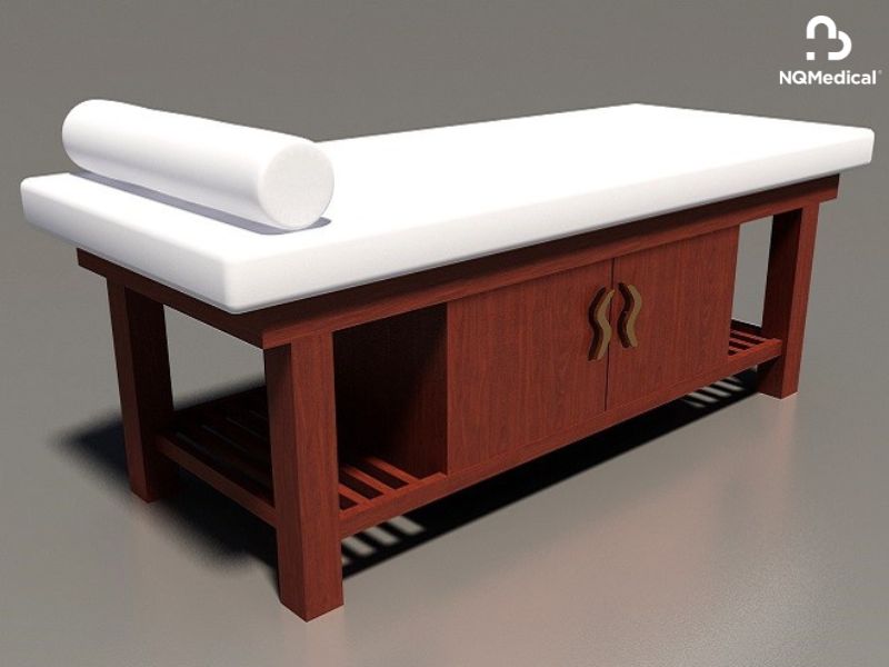 giường spa chân gỗ - 2