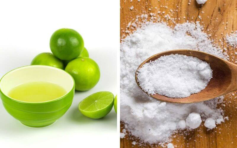 Chanh với muối có khả năng sát khuẩn và làm mờ mực xăm tốt