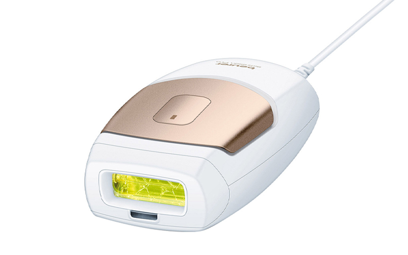 Beurer IPL7500 có đầu cảm biến lớn giúp triệt được nhiều vùng lông khác nhau