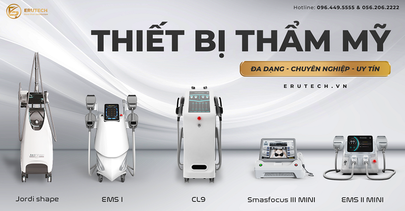 Erutech Việt Nam có 22 năm kinh nghiệm kinh doanh máy thẩm mỹ