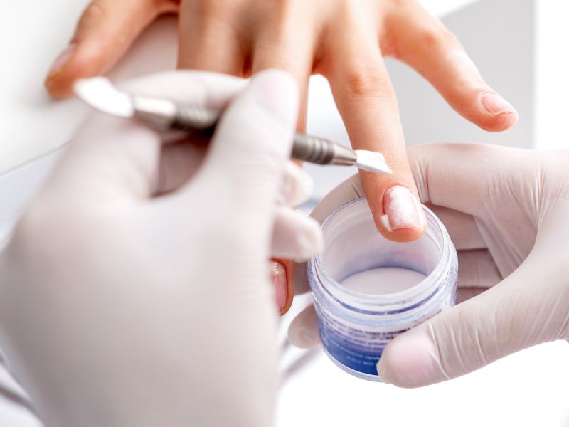 Mẫu nail đắp bột đẹp đơn giản luôn được các chị em yêu thích