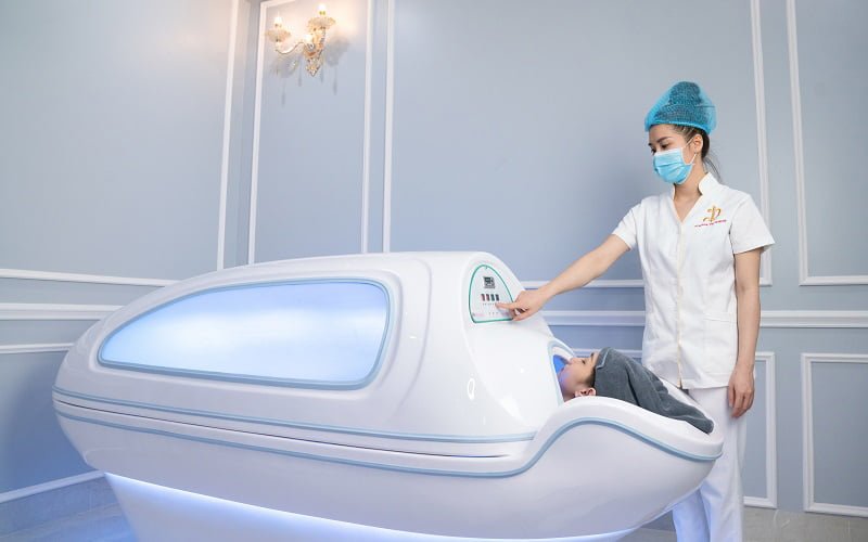 Phi thuyền tắm trắng giúp nâng tông da nhanh chóng sau 1 - 2 liệu trình