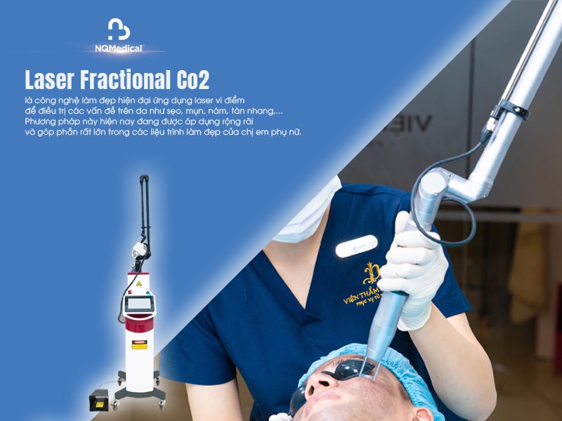 điều trị sẹo rỗ bằng laser fractional co2