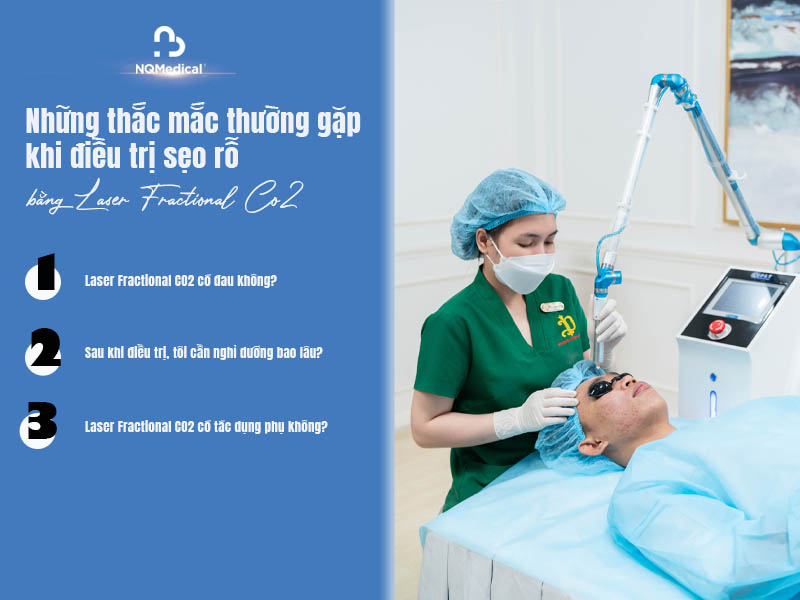 điều trị sẹo rỗ bằng laser fractional co2