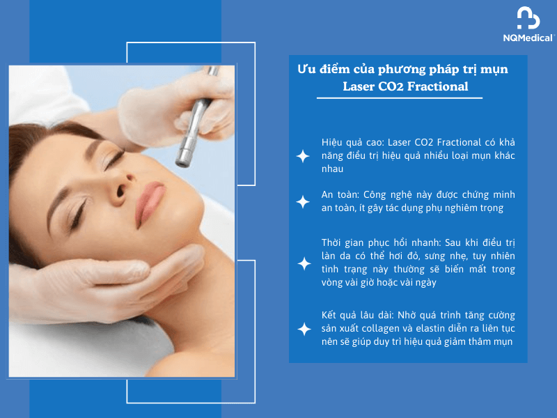 Trị mụn bằng Laser CO2 Fractional 6