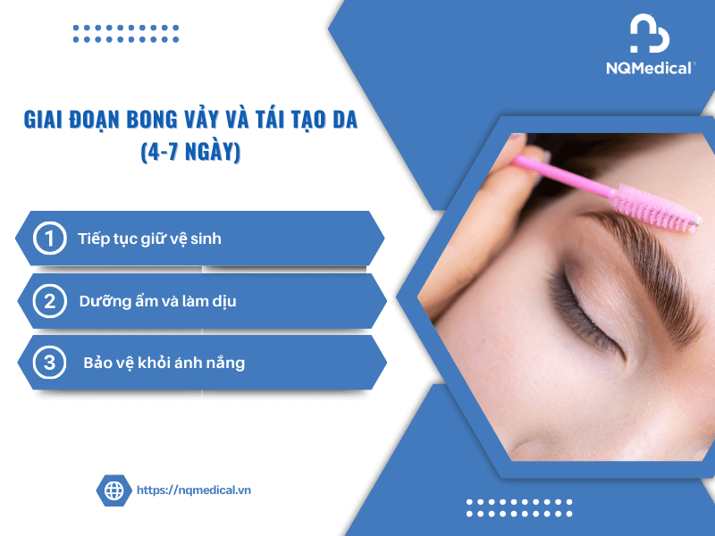 Cách chăm sóc sau khi xóa xăm lông mày - 6