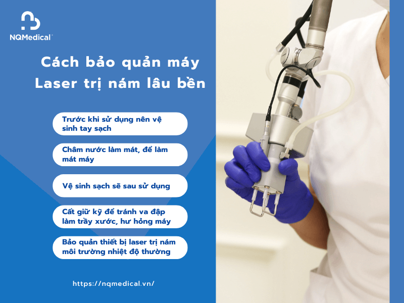 Cách sử dụng máy laser trị nám - 6
