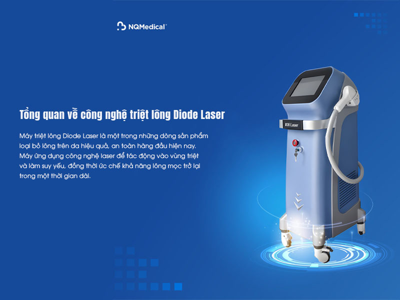 giá máy triệt lông diode laser 1