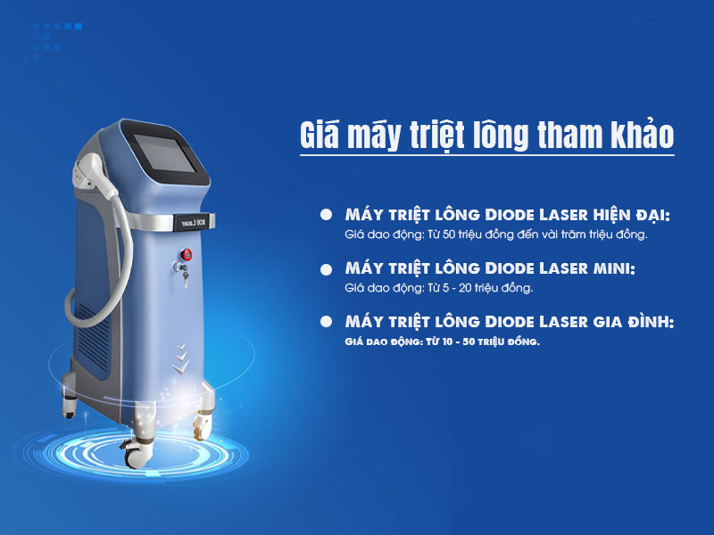 giá máy triệt lông diode laser 4