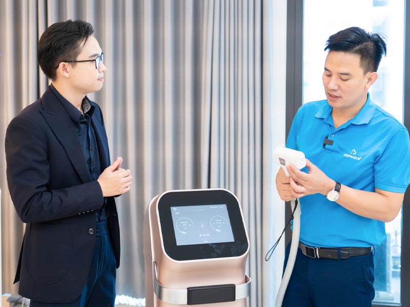 giá máy triệt lông diode laser 5