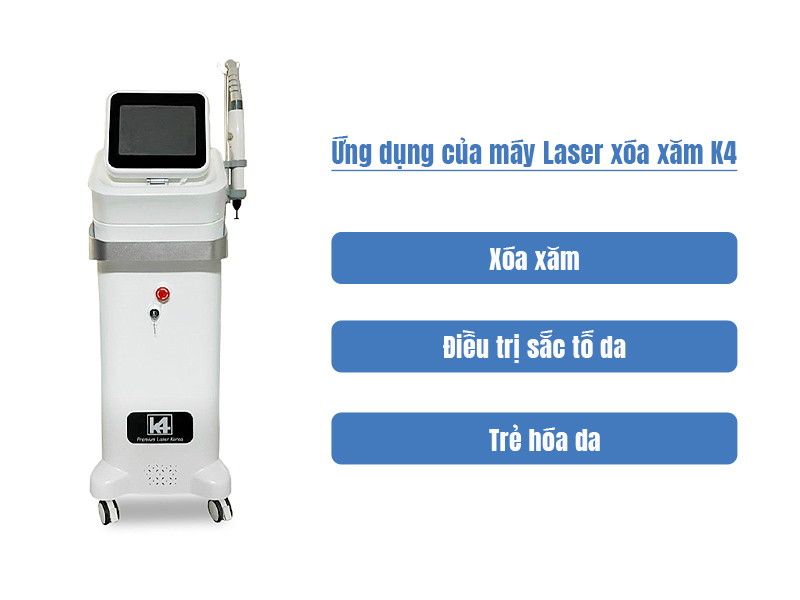 máy laser xóa xăm k4 2