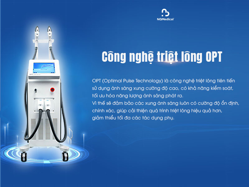 so sánh công nghệ triệt lông diode laser và opt 2