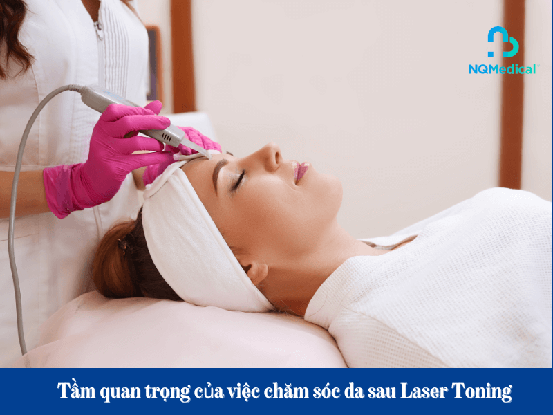 chăm sóc da sau laser toning -1