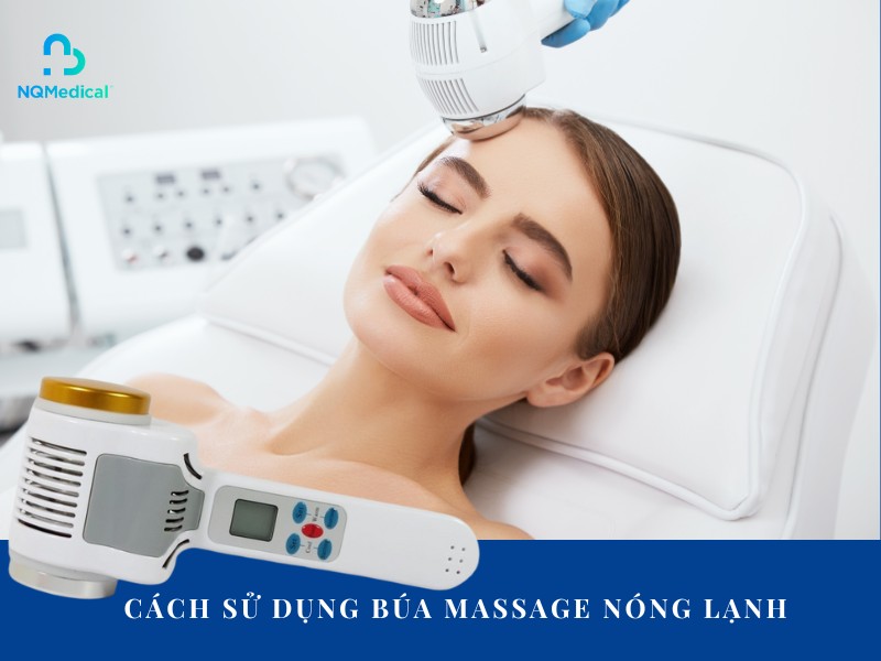 Búa massage nóng lạnh kết hợp ánh sáng sinh học