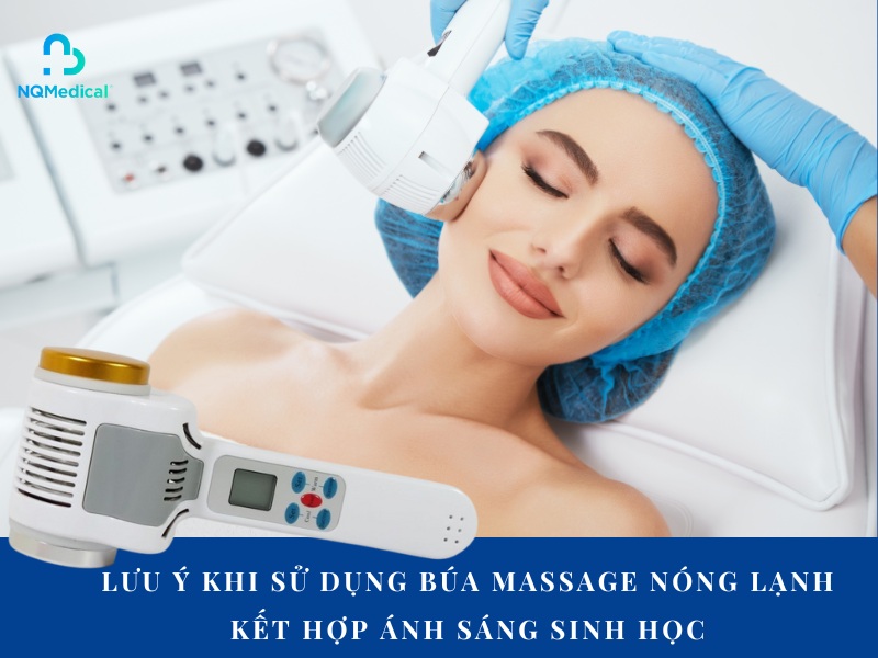 Búa massage nóng lạnh kết hợp ánh sáng sinh học